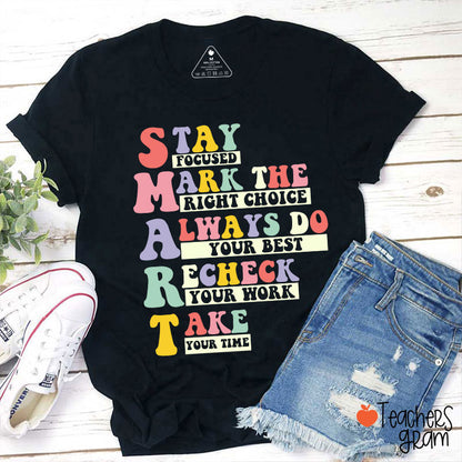 Smart Test Day Teacher T-Shirt
