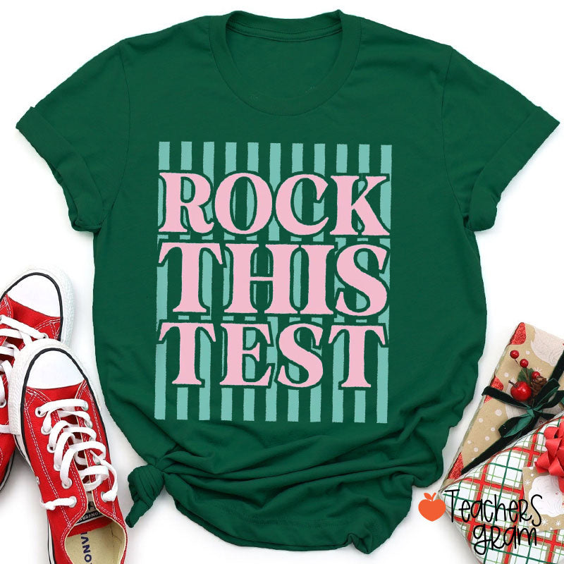 Personalized  Test Day Motivational Teacher T-Shirt